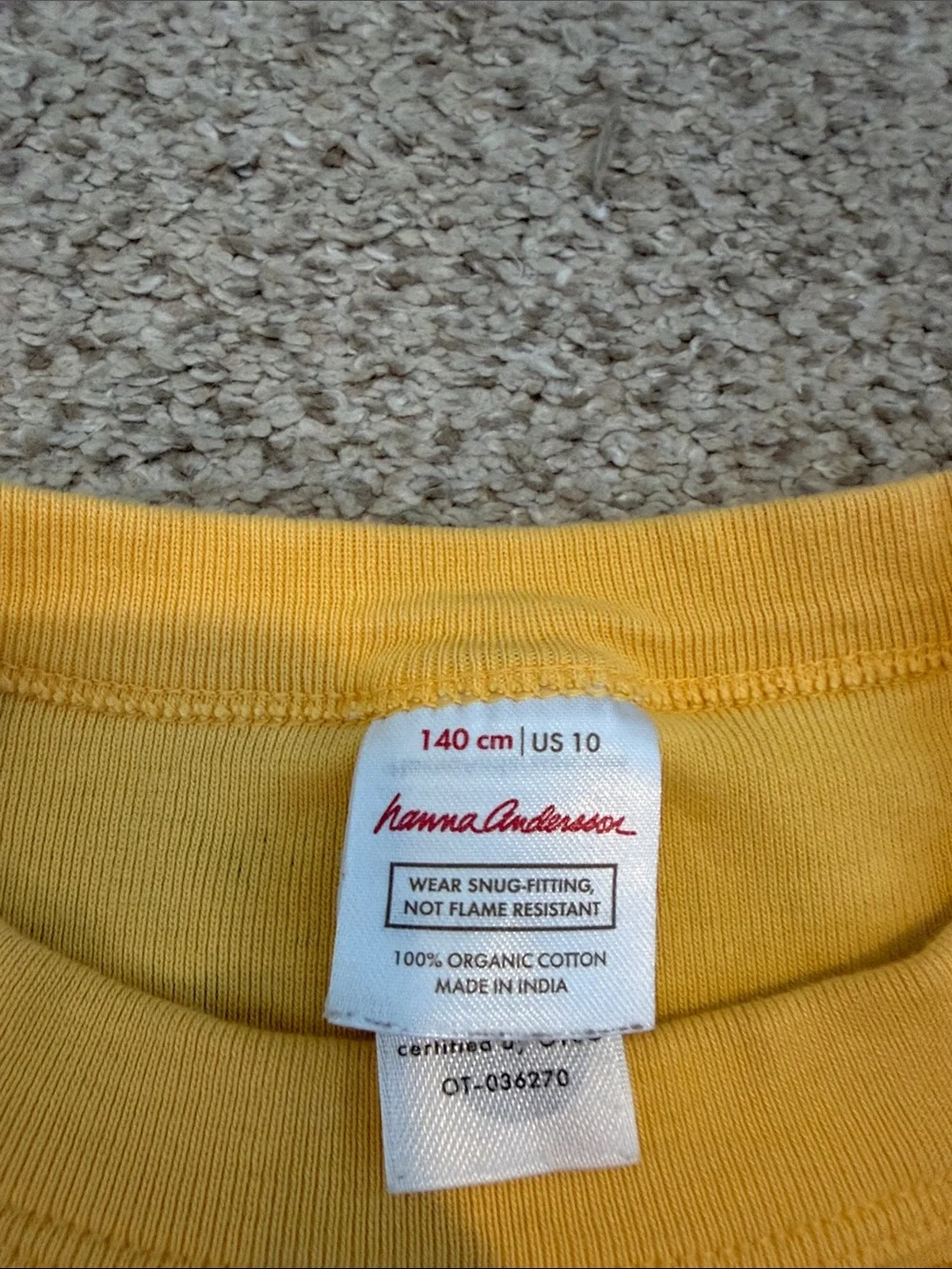 Hanna Andersson Lion PJ set, 10